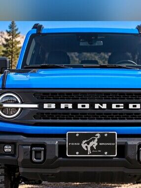 Ford Bronco License Plate Embossed Officially Licensed Auto 12x6 Sign Gift